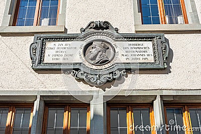 Jan Hus Memorial Stock Photo