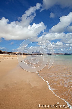 Jandia beach Stock Photo