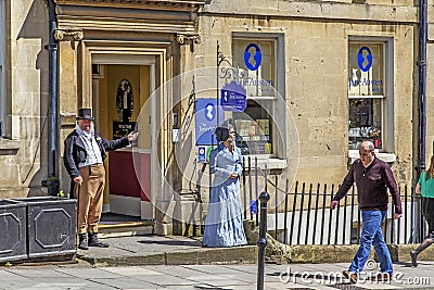 The Jane Austen Center, Bath, UK Editorial Stock Photo