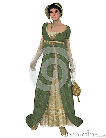 Jane Austen character Stock Photo