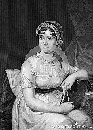 Jane Austen Editorial Stock Photo