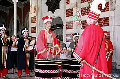 Janissary band of musicians Editorial Stock Photo