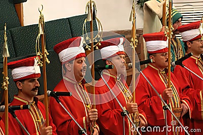 Janissary band performing, Askeri Military Museum Editorial Stock Photo