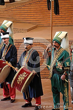 Janissary band performing, Askeri Military Museum Editorial Stock Photo