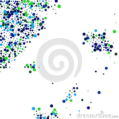 Gray Confetti Xmas. Indigo Round Xmas. Blue Falling Vector. Black Bubble Celebrate. Azure Texture Random. Green Repeat Vector. Car Stock Photo