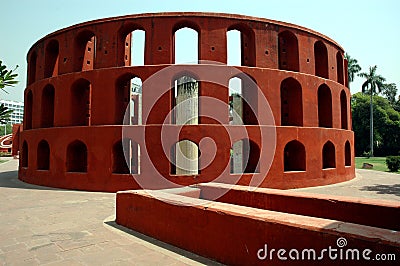 Jantar Mantar of Delhi-India. Stock Photo