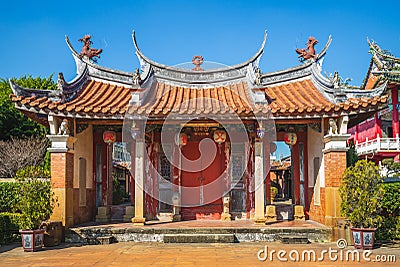 Jhen Wen Academy in Xiluo Township, Yunlin, Taiwan Editorial Stock Photo