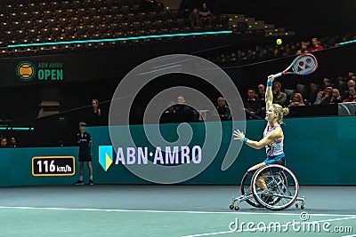 Diede de Groot, Dutch wheelchair tennis women player Editorial Stock Photo