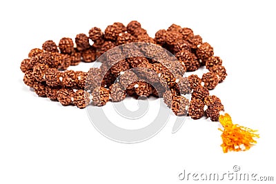 Japa mala (prayer beads) Stock Photo