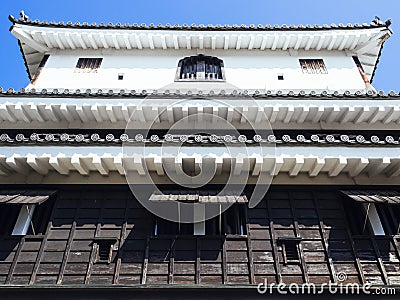 Japan Castle details Traditional Cultural Architecture Stock Photo