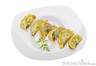 Japan dumplings - gyoza Stock Photo