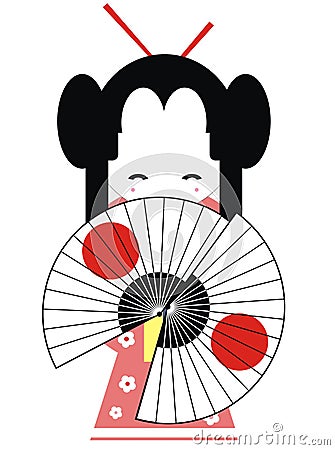 Japan geisha Stock Photo