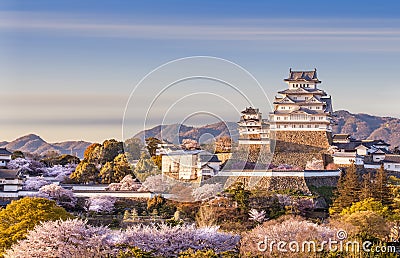 Japan Himeji castle Stock Photo