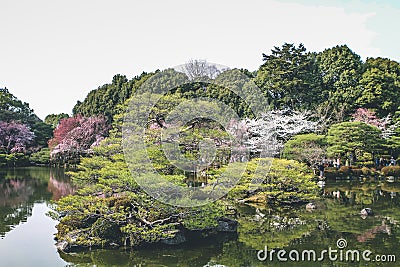 the Japan, Kyoto, view to Heian Shrine, japan 10 April 2012 Editorial Stock Photo