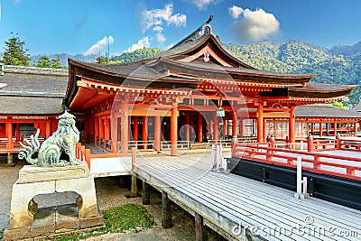 Japan. Miyajima. Hiroshima. Itsukushima shrine Stock Photo