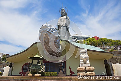 Japan. Nagasaki. Fukusai temple. Editorial Stock Photo