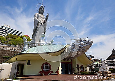 Japan. Nagasaki. Fukusai temple. Editorial Stock Photo