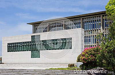 Japan, Nagasaki, 26 martyrs Monument and Museum. Editorial Stock Photo