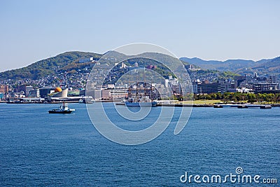 Japan. Nagasaki. Port. Stock Photo