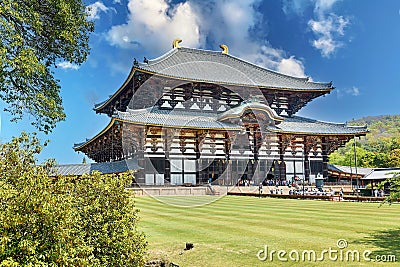 Japan. Nara. Todai-ji temple Editorial Stock Photo