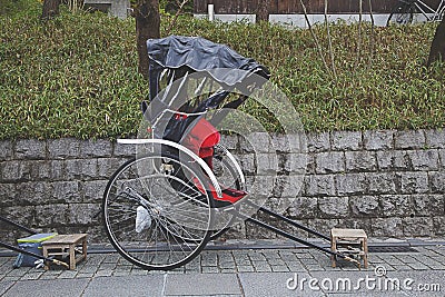 Japan rickshaw Stock Photo