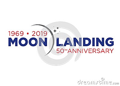 MOON LANDING 50th ANNIVERSARY Stock Photo