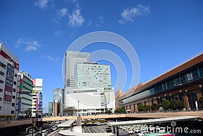 Japan Sendai City center station 2018 Editorial Stock Photo