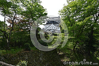 Japan sightseeing trip. 'Okazaki castle'. Okazaki city Aichi prefecture. Stock Photo
