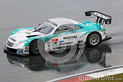 Japan Super GT 2009 - Lexus Team Petronas TOM's Editorial Stock Photo