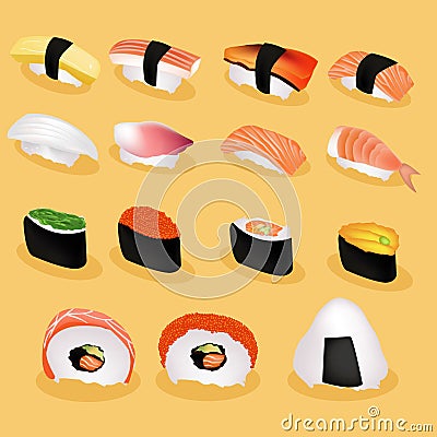 Japan Sushi image. Stock Photo