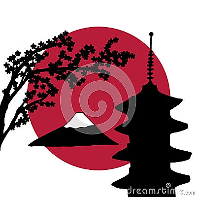 Japan theme design Vector Illustration