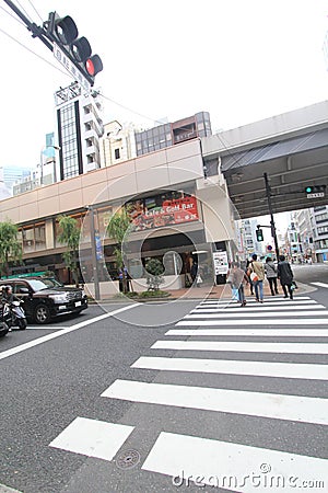 Lane, road, infrastructure, metropolitan, area, pedestrian, street, crossing, building, downtown, city, zebra, vehicle, plaza, sid Editorial Stock Photo