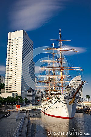 Japan Training Vessel : Nippon Maru Editorial Stock Photo