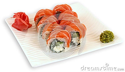 Japaneese cuisine meal sushi Stock Photo