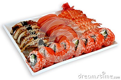 Japaneese cuisine meal sushi Stock Photo