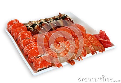 Japaneese cuisine meal sushi Stock Photo