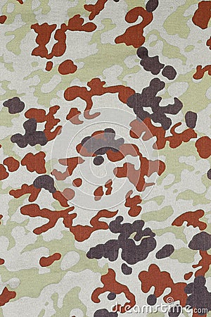 Japanese armed force flecktarn desert camouflage Stock Photo