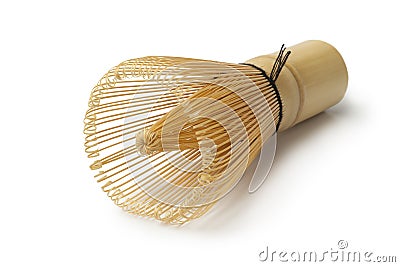 Japanese bamboo tea whisk Stock Photo