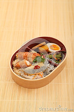 Japanese bento box Stock Photo