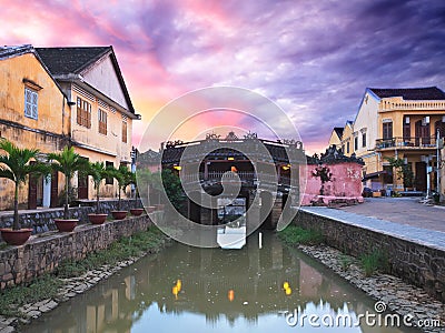 Japanese Bridge Stock Photo