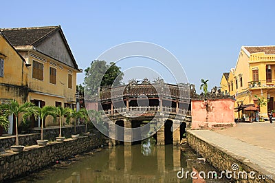 Japanese Bridge Stock Photo