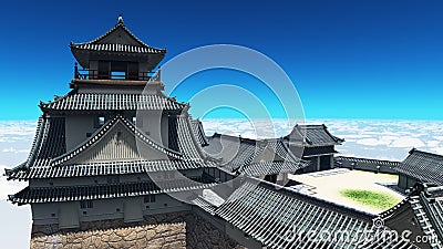 Japanese castle Stock Photo