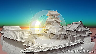 Japanese castle Stock Photo