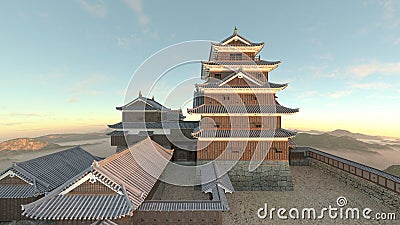 Japanese castle Stock Photo