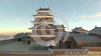 Japanese castle Stock Photo