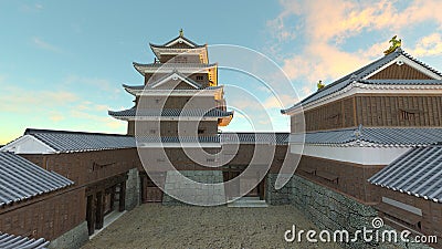 Japanese castle Stock Photo