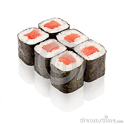 Japanese cuisine. Maki sushi. Stock Photo