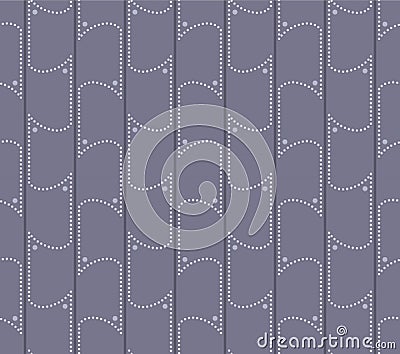 Japanese Curl Block Line Vector Seamless Pattern Vector Illustration