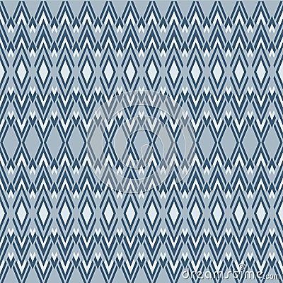 Japanese Diamond Zigzag Stripe Vector Seamless Pattern Vector Illustration