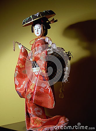 Japanese doll Stock Photo